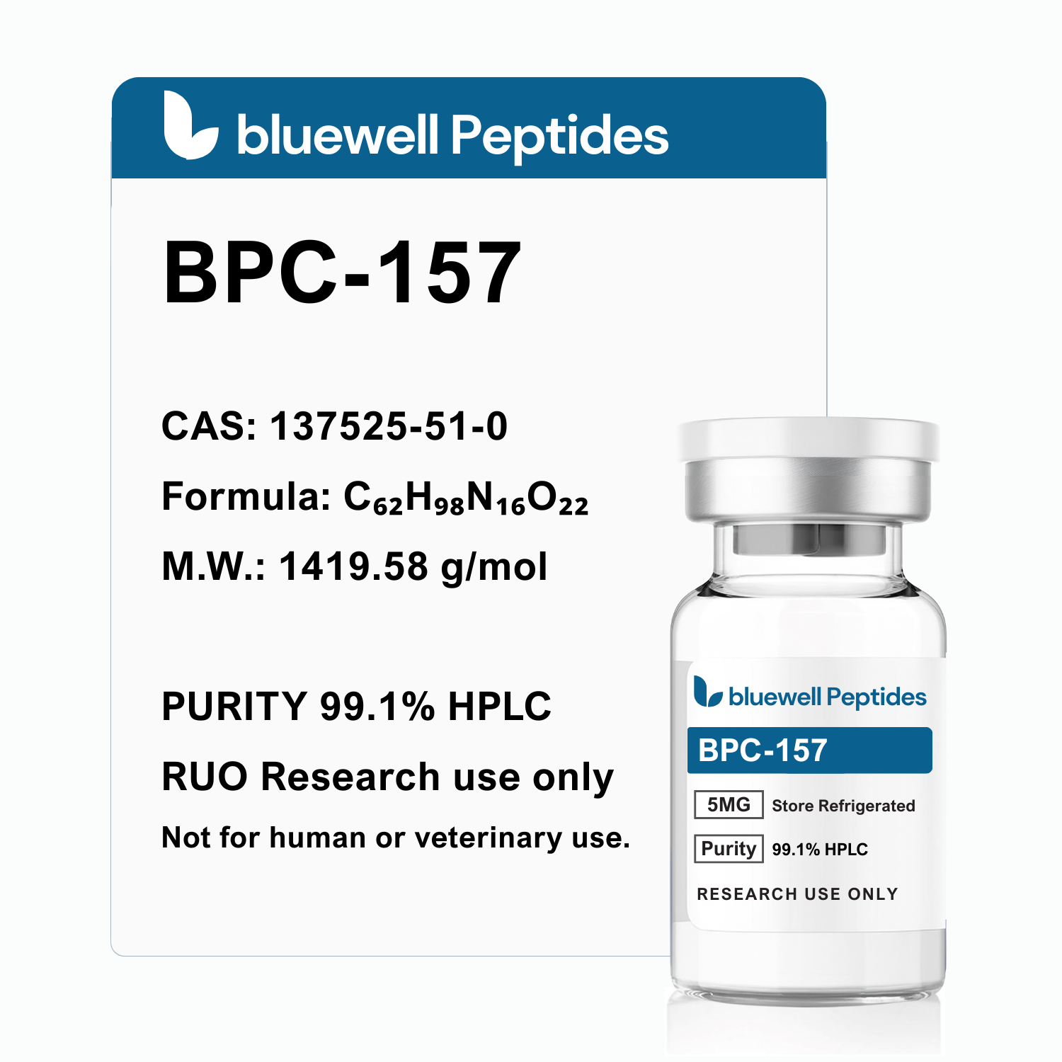 BPC-157 5mg UK | Healing & Gut Health Research Peptide – Bluewell Peptides