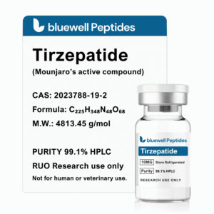 Buy Tirzepatide 10mg UK | Weight Management Research Peptide – Bluewell Peptides