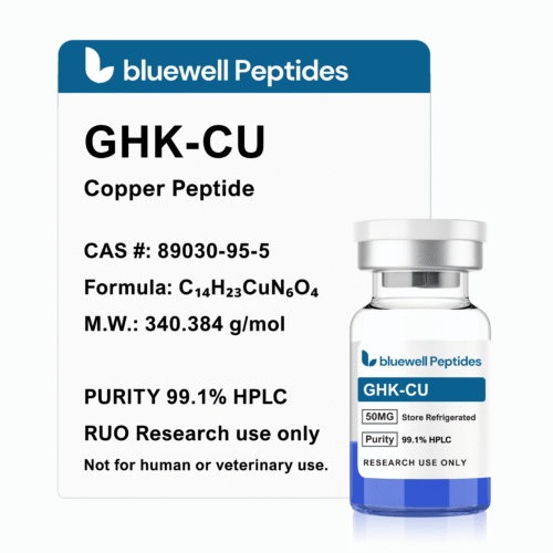 GHK-Cu 50mg high purity copper peptide vial – Bluewell Peptides