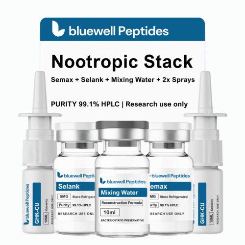 Semax 5mg + Selank 5mg + 2x Nasal Spray Bottles “Cognitive Nootropic Stack”