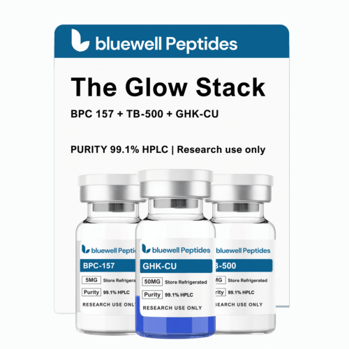 BPC-157 5mg + TB-500 5mg + GHK-Cu 50mg Stack UK | Glow Peptide Blend – Bluewell Peptides