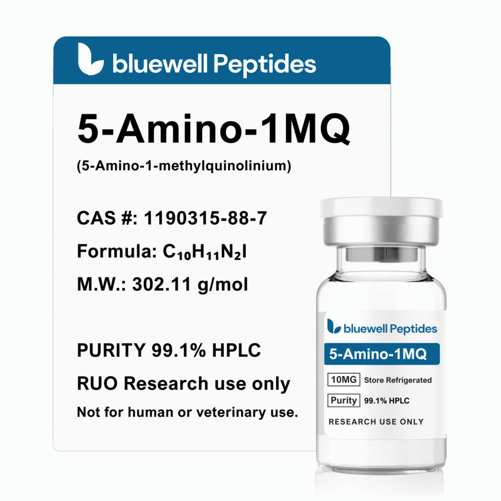 5-AMINO-1MQ High-Purity 99.1%+ Research Peptides by Bluewell Peptides, High Purity, COA Tested