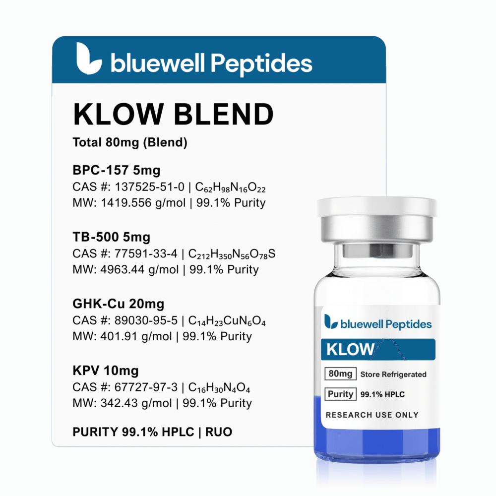 KLOW BLEND Research Peptides by Bluewell Peptides, High Purity, COA Tested
