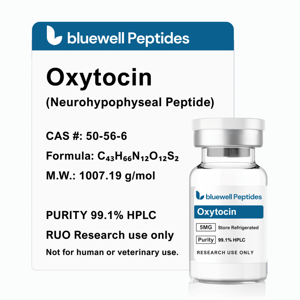 Oxytocin 5mg – High-Purity Research Peptides by Bluewell Peptides, High Purity, COA Tested