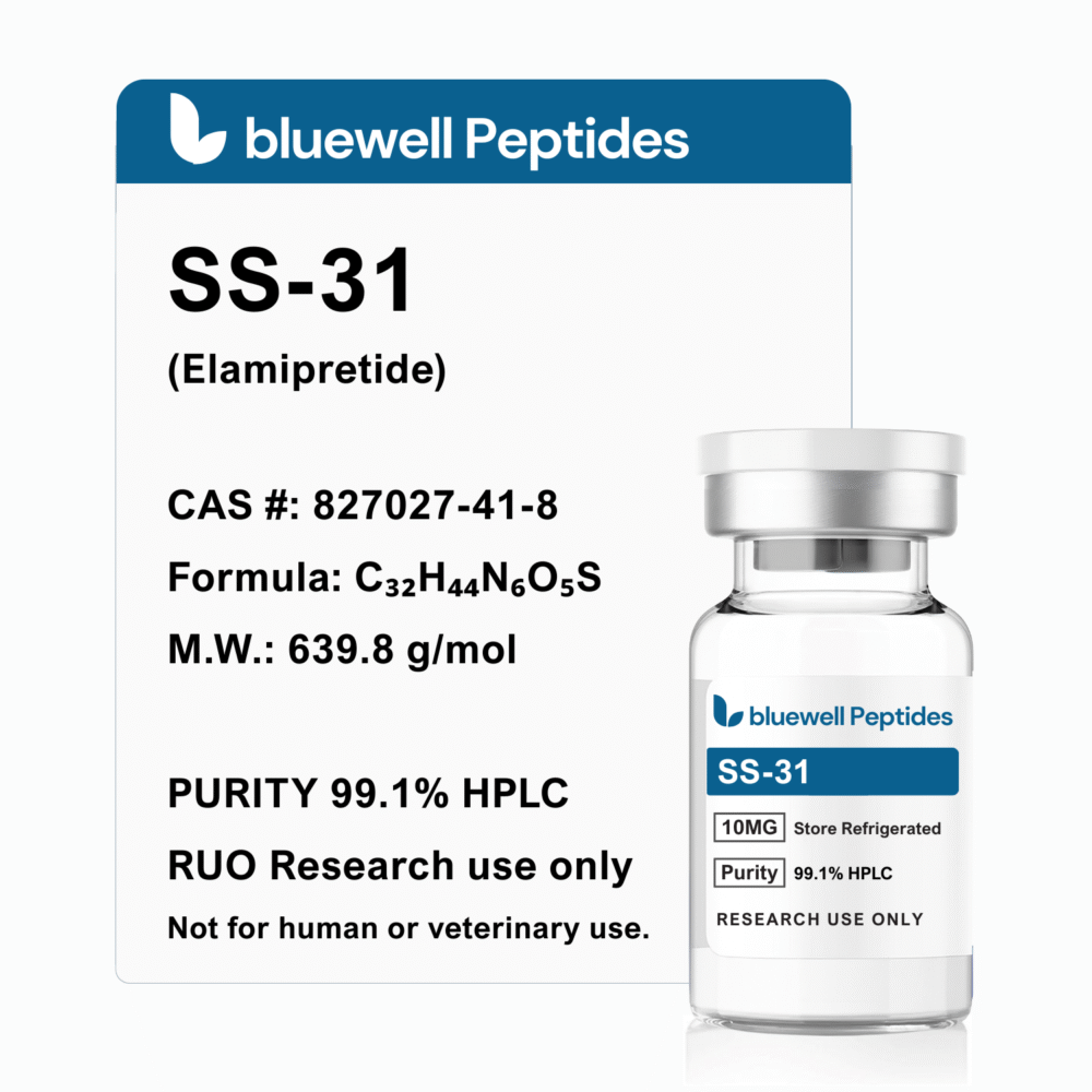 SS-31 10mg – High-Purity Research Peptides by Bluewell Peptides, High Purity, COA Tested