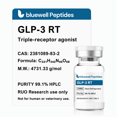 GLP-3 RT 20MG PEPTIDE– High-Purity Research Peptide by Bluewell Peptides, COA Verified
