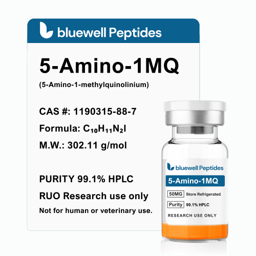 5-Amino-1MQ 50mg Peptide – High-Purity Research Peptide by Bluewell Peptides, COA Verified 5-Amino-1MQ 50mg Peptide – High-Purity Research Peptide by Bluewell Peptides, COA Verified