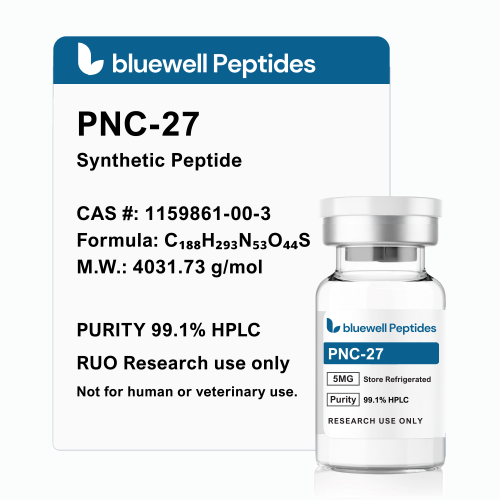 PNC-27 5mg Peptide – High-Purity Research Peptide by Bluewell Peptides, COA Verified