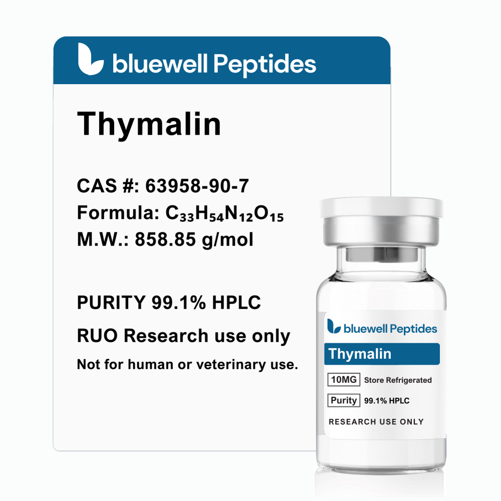 Thymalin 10mg Peptide – High-Purity Research Peptide by Bluewell Peptides, COA Verified