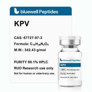 KPV 5MG PEPTIDE High-Purity Research Peptide by Bluewell Peptides, COA Verified, Vial Image